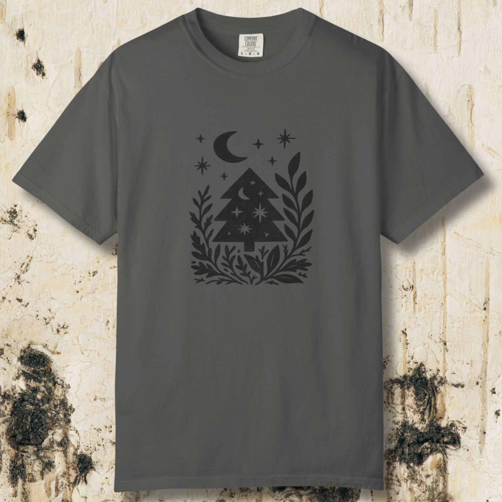 Midnight Forest T-Shirt | Moon and Pines Graphic Tee