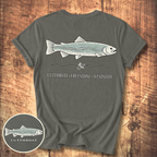 Cutthroat Topography Fly Fishing T-Shirt