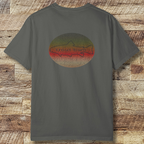 Trout Bum Back Print T‑Shirt — Vintage Fishing Graphic Tee