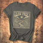 Fireweed Live Free Tee