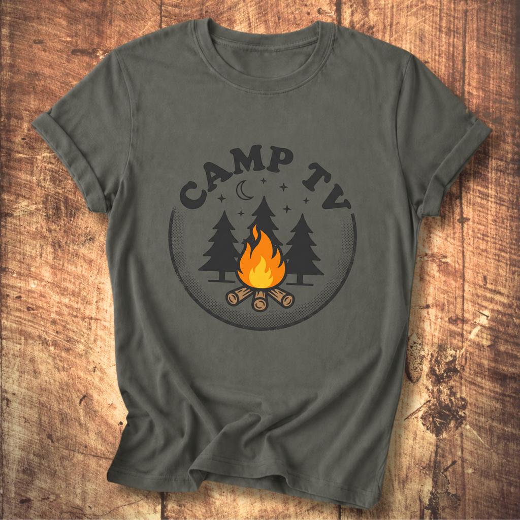 Camp TV Static Tee