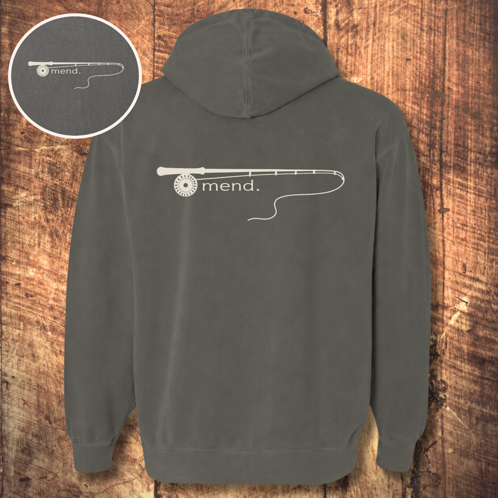 Mend. Heavyweight Fly Fishing Hoodie