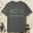 Idaho Bonefish Back Print T-Shirt — Vintage Fishing Graphic Tee