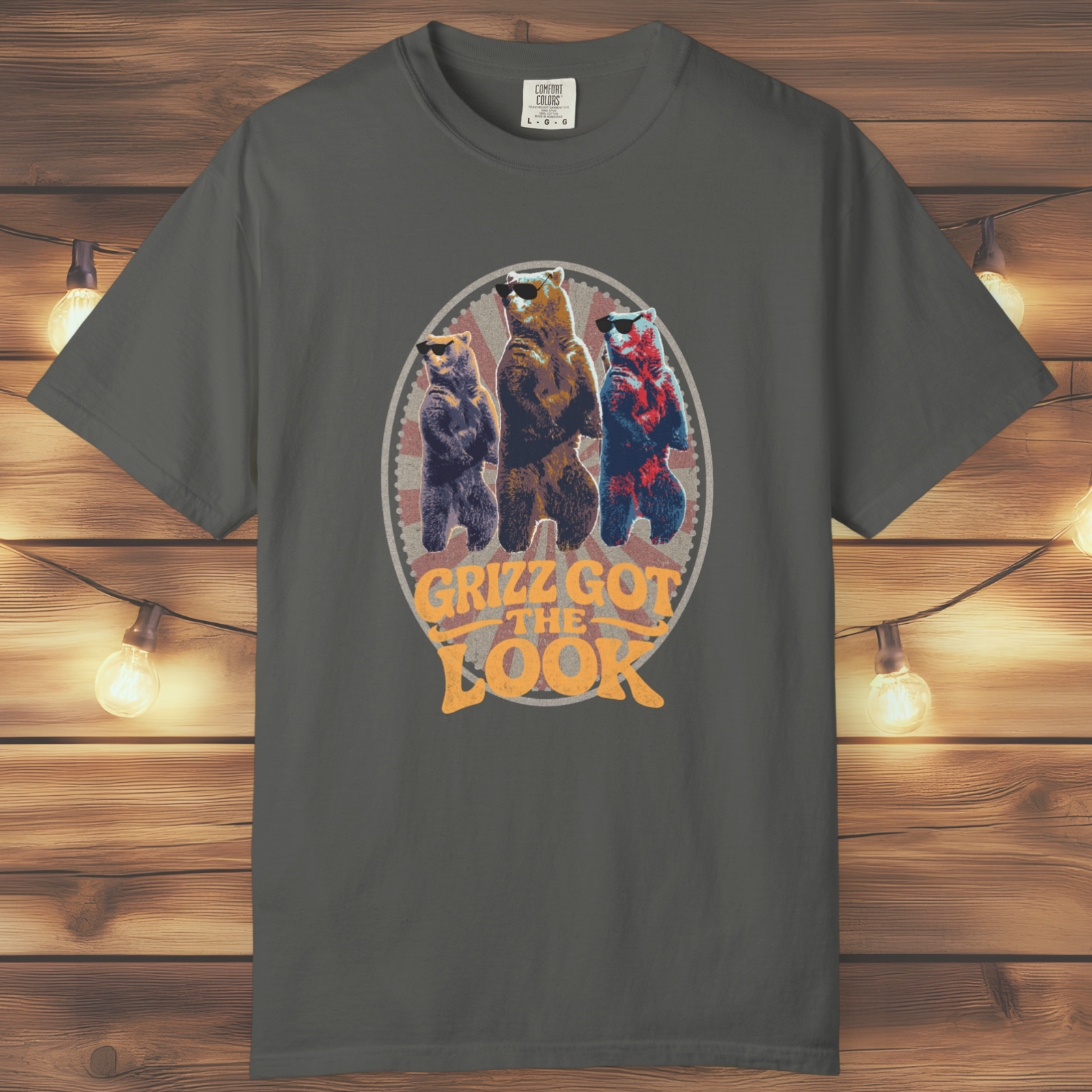 Grizzly Trio “Grizz Got the Look” Graphic T-Shirt