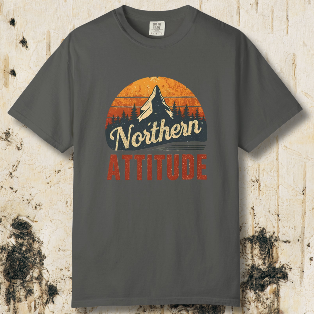 Northern Attitude Retro Mountain T-Shirt | Comfort Colors Graphic Tee