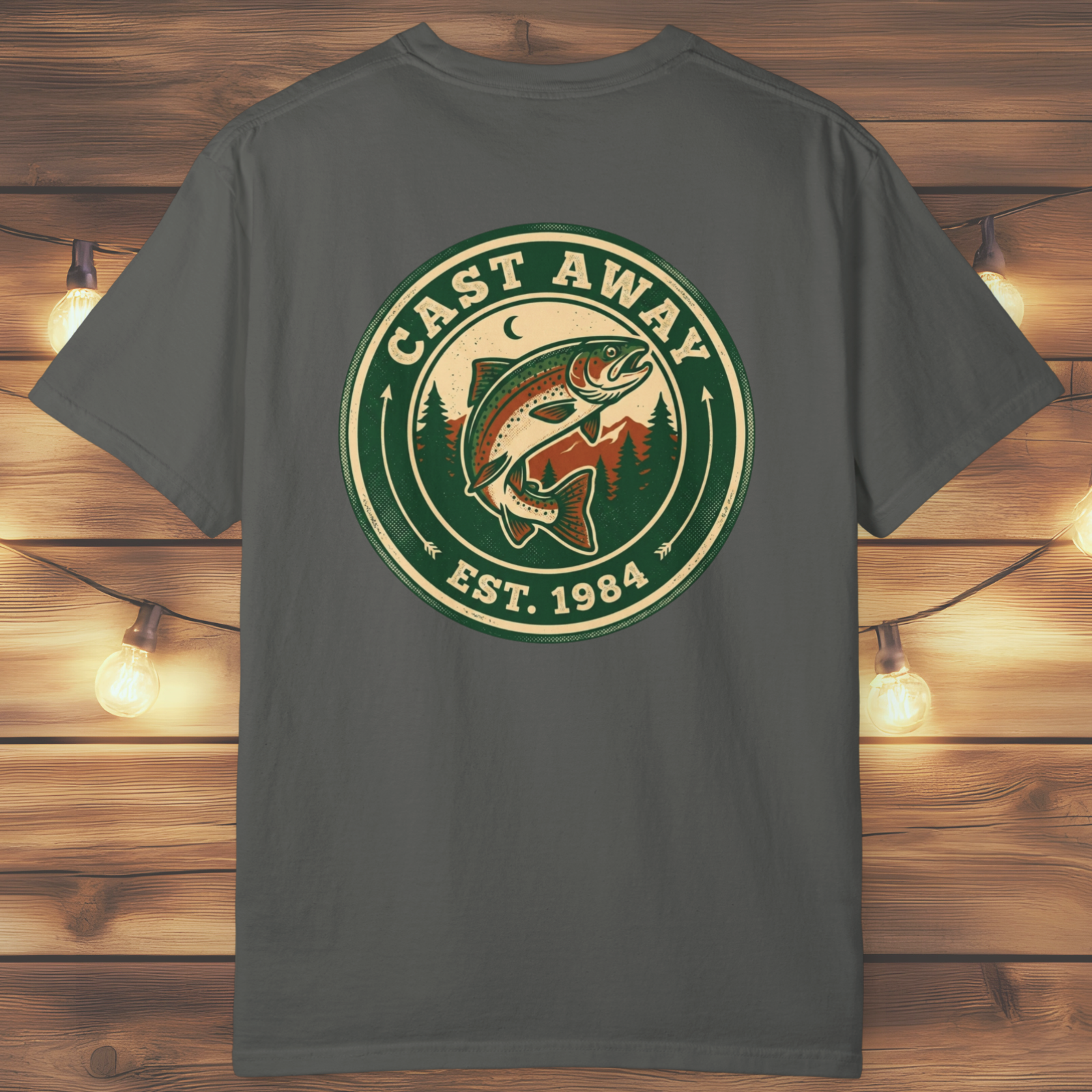 Cast Away Fishing Logo T-Shirt