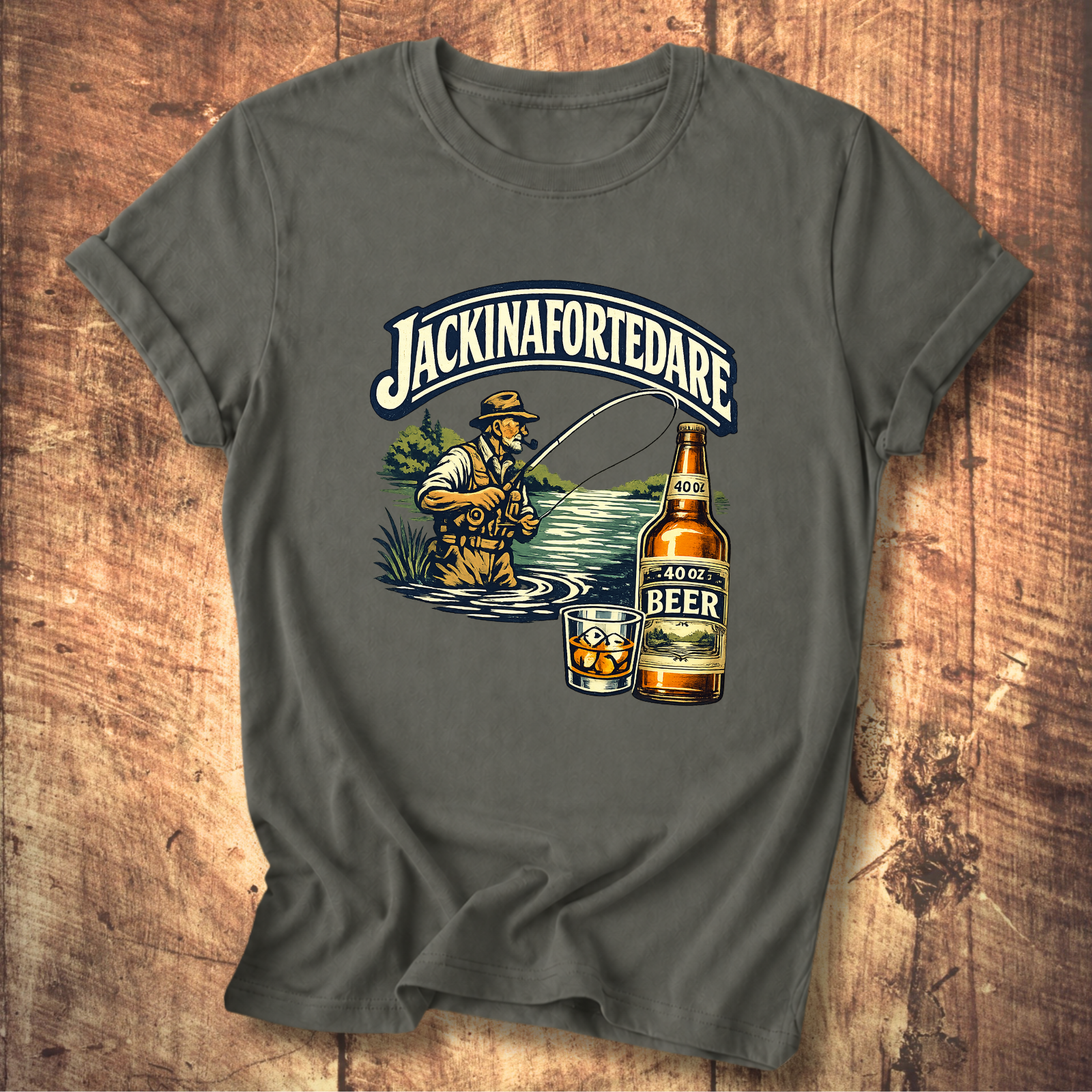 "Jackinafortedare" Vintage Outdoors Tee