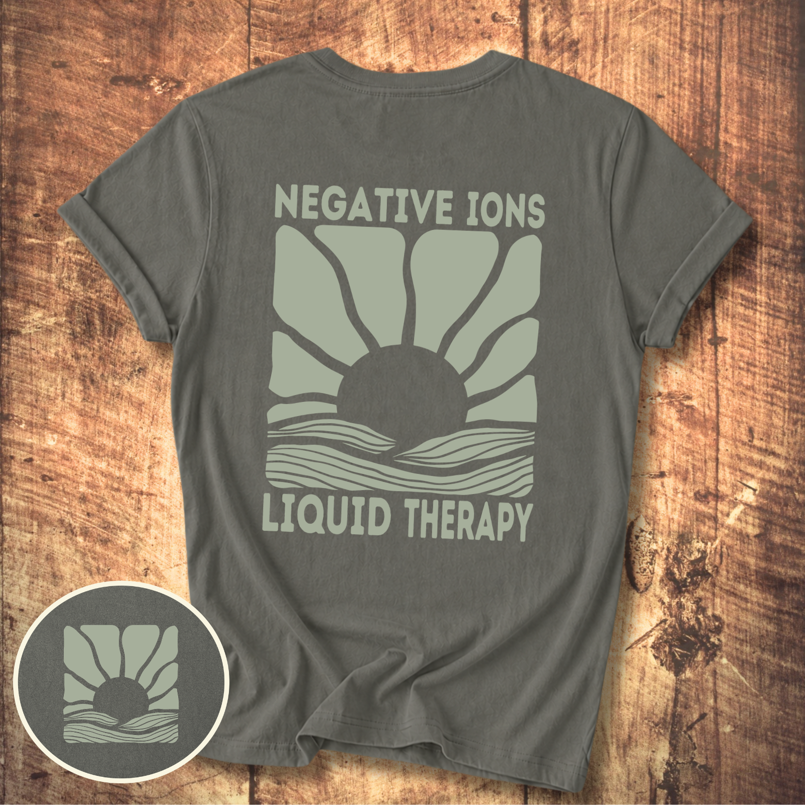 Negative Ions Liquid Therapy T-Shirt