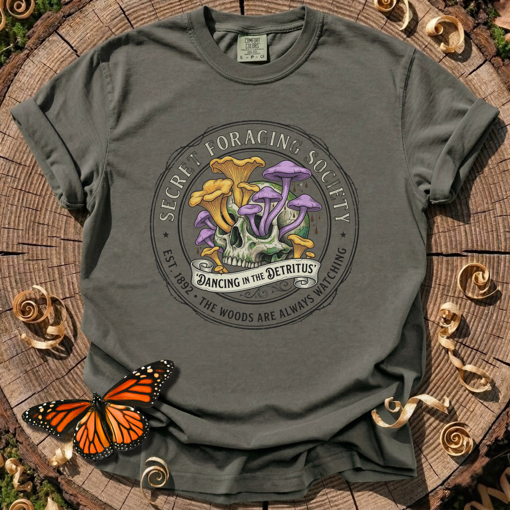 Technicolor Skull Foraging Society T-Shirt