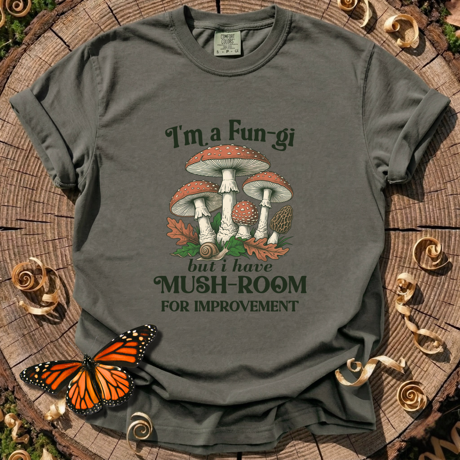 I'm a Fun-gi Vintage Mushroom Tee
