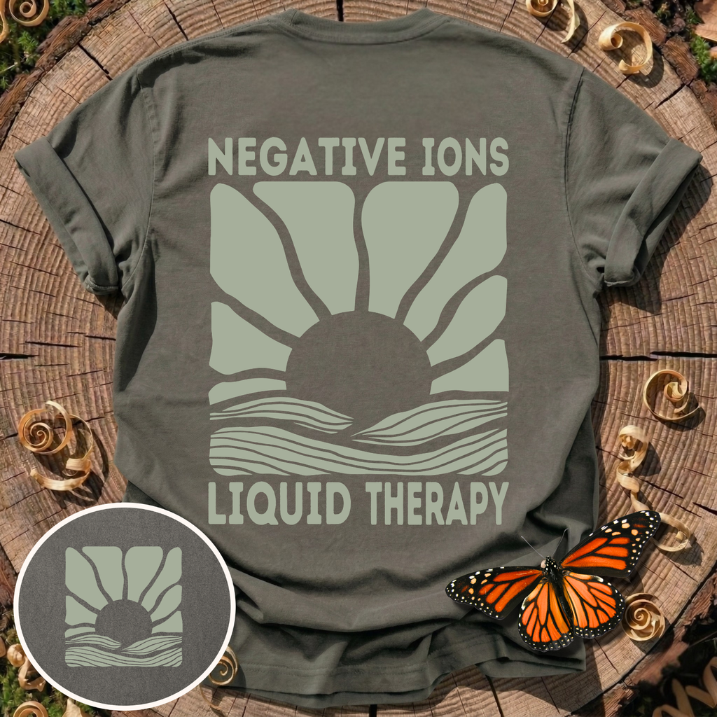 Negative Ions Liquid Therapy T-Shirt