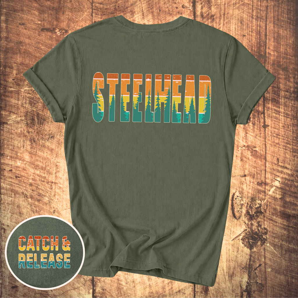 Vintage Sunset Steelhead T-Shirt