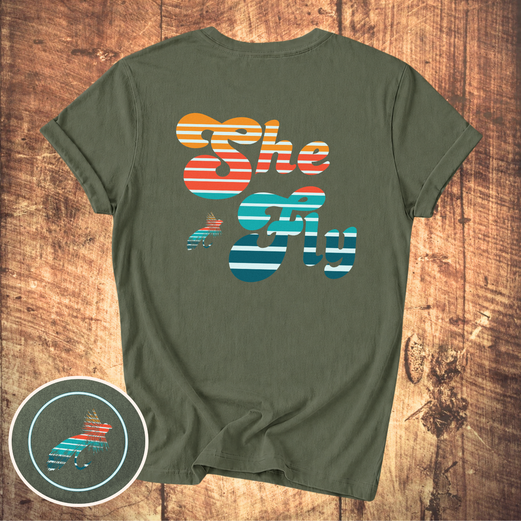 Retro “She Fly” Tee