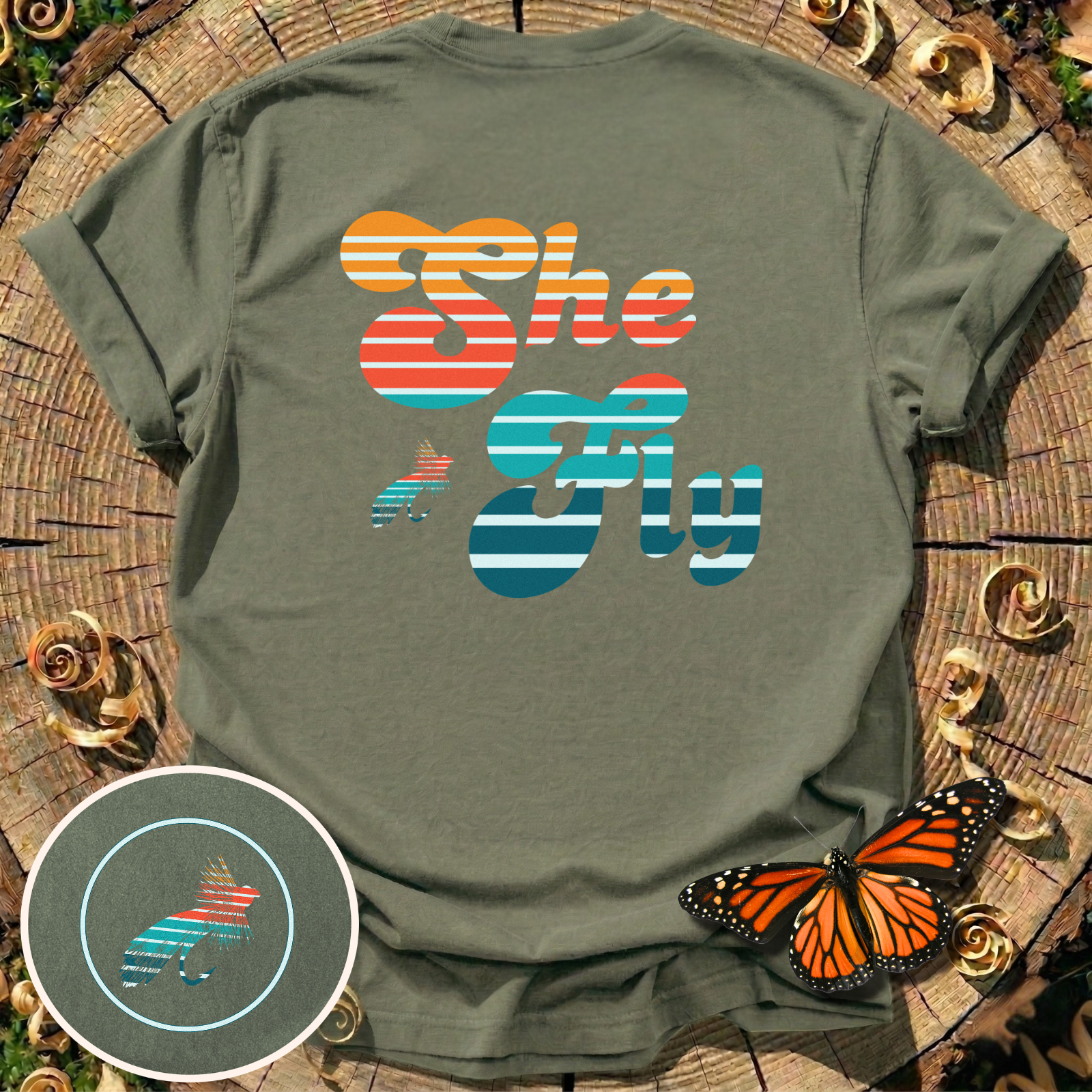 Retro “She Fly” Tee