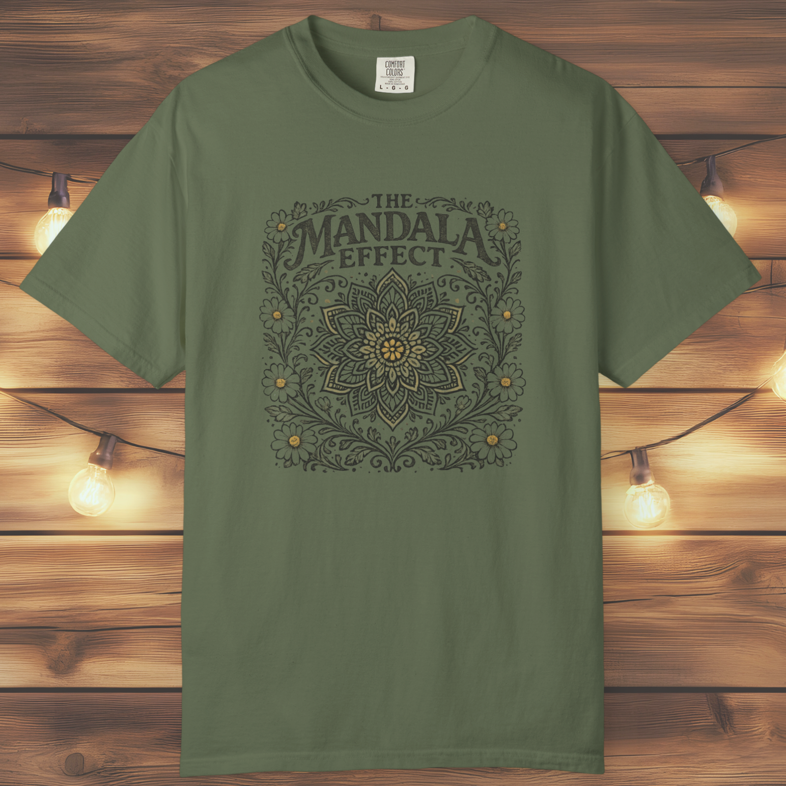 Mandala Effect Boho T-Shirt