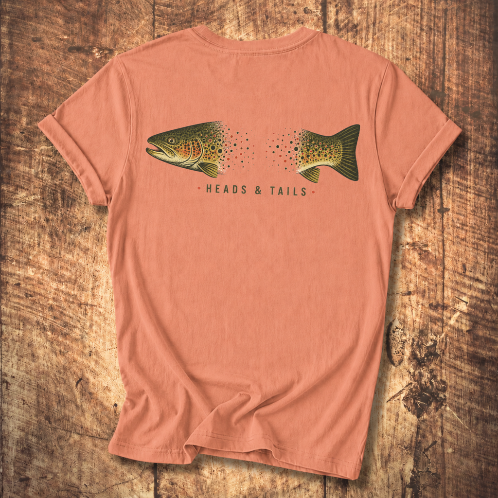 Brown Trout Heads & Tails Tee