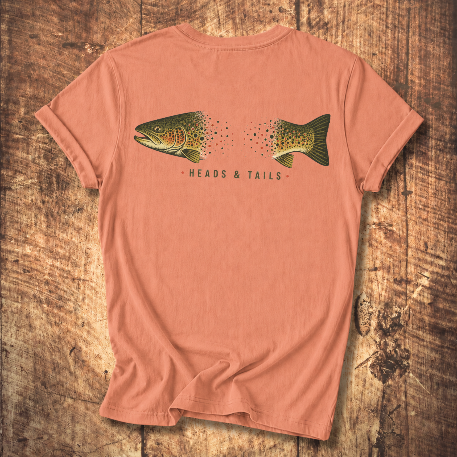 Brown Trout Heads & Tails Tee