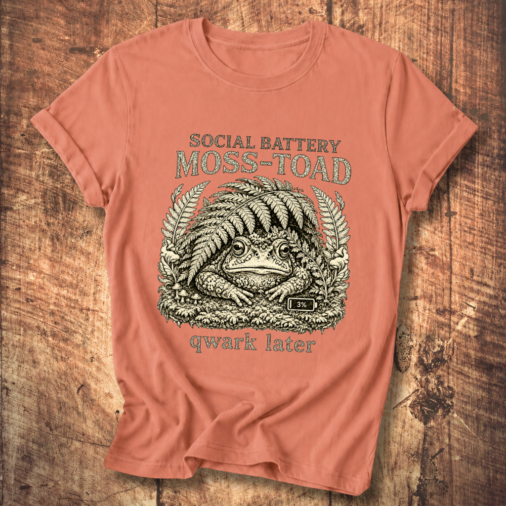 Social Battery Moss Toad Tee