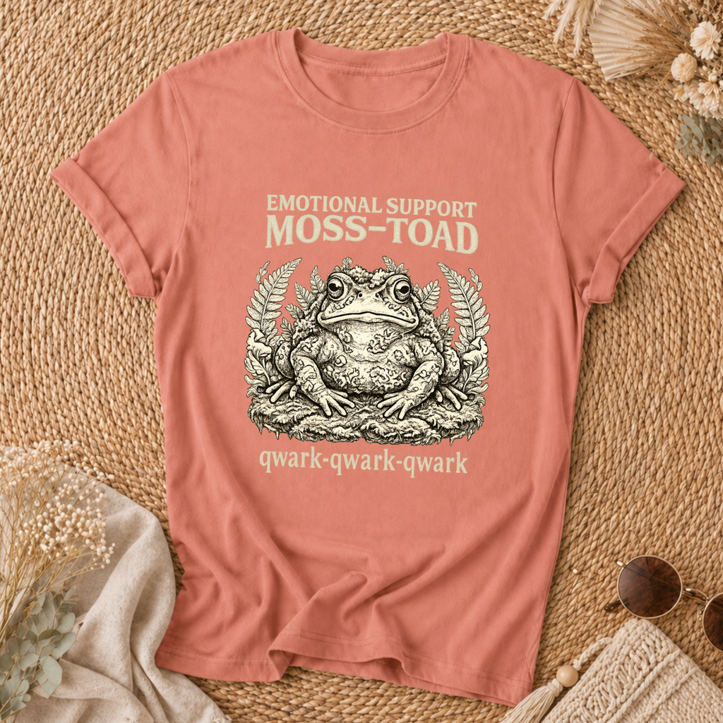 Emotional Support Moss-Toad T-Shirt