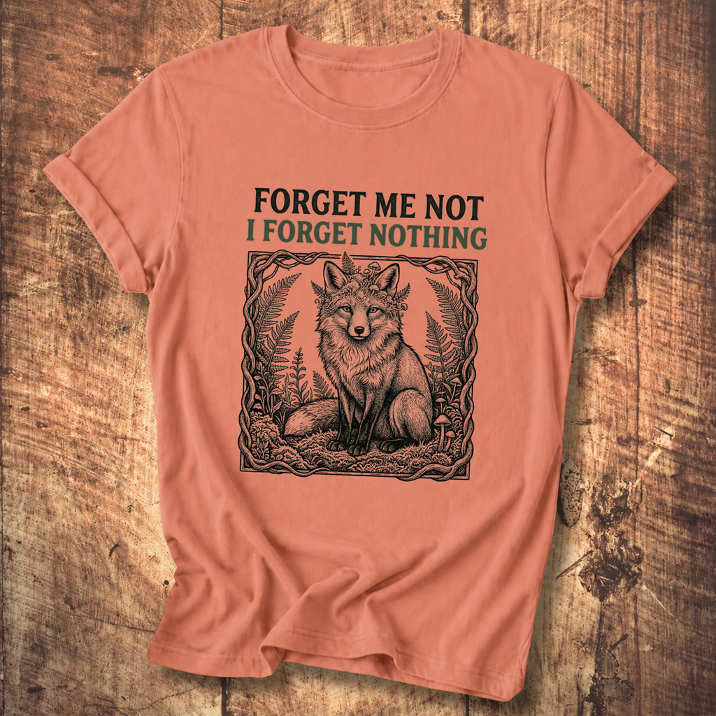 Forget Me Not Fox Tee