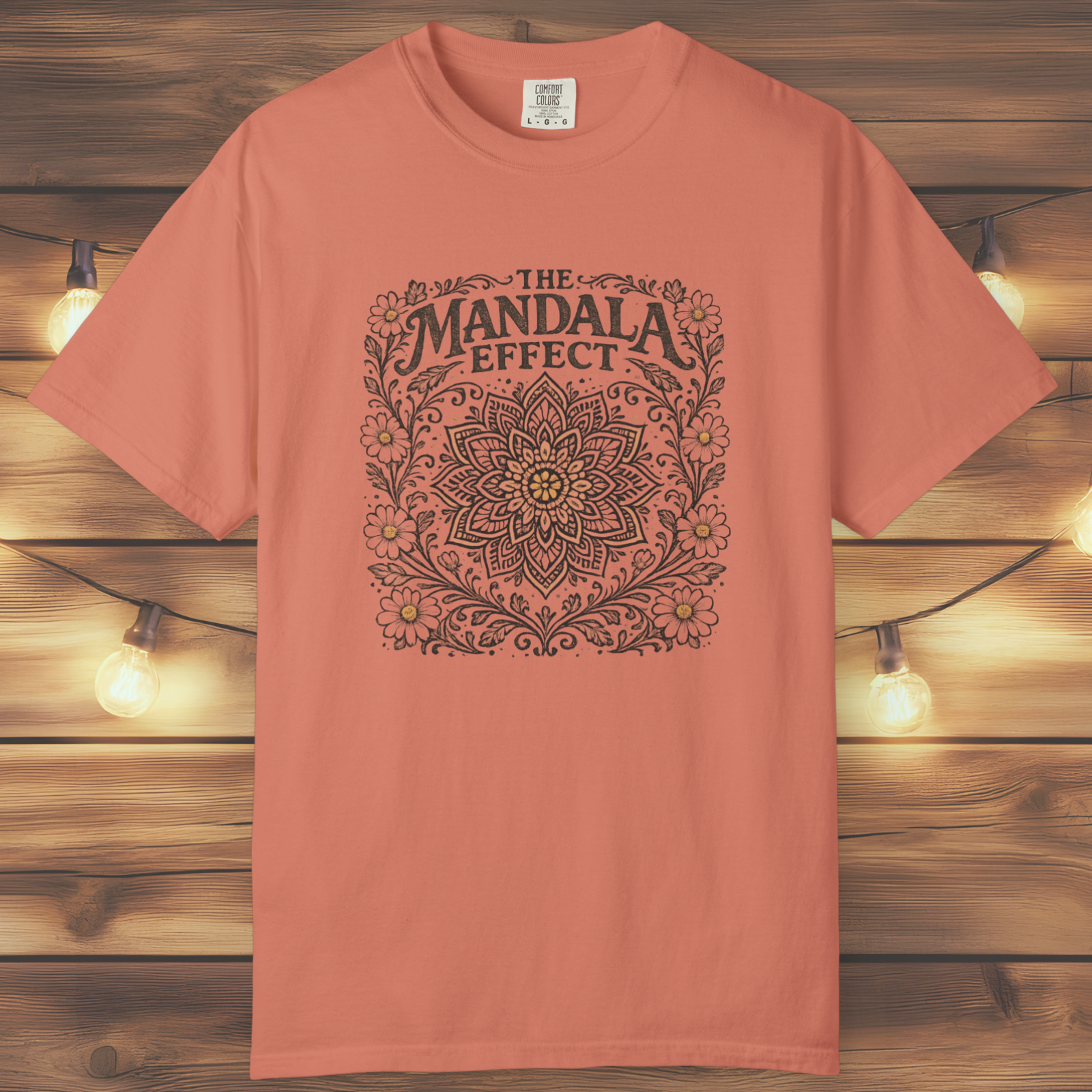 Mandala Effect Boho T-Shirt