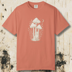 Foxy Shrooms T-Shirt — Moonlit Mushroom Graphic Tee