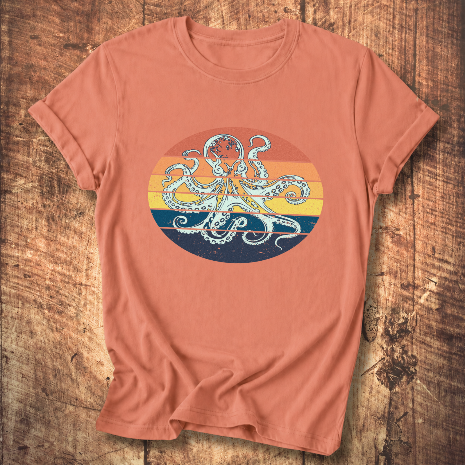 Octopus Sunset Tee