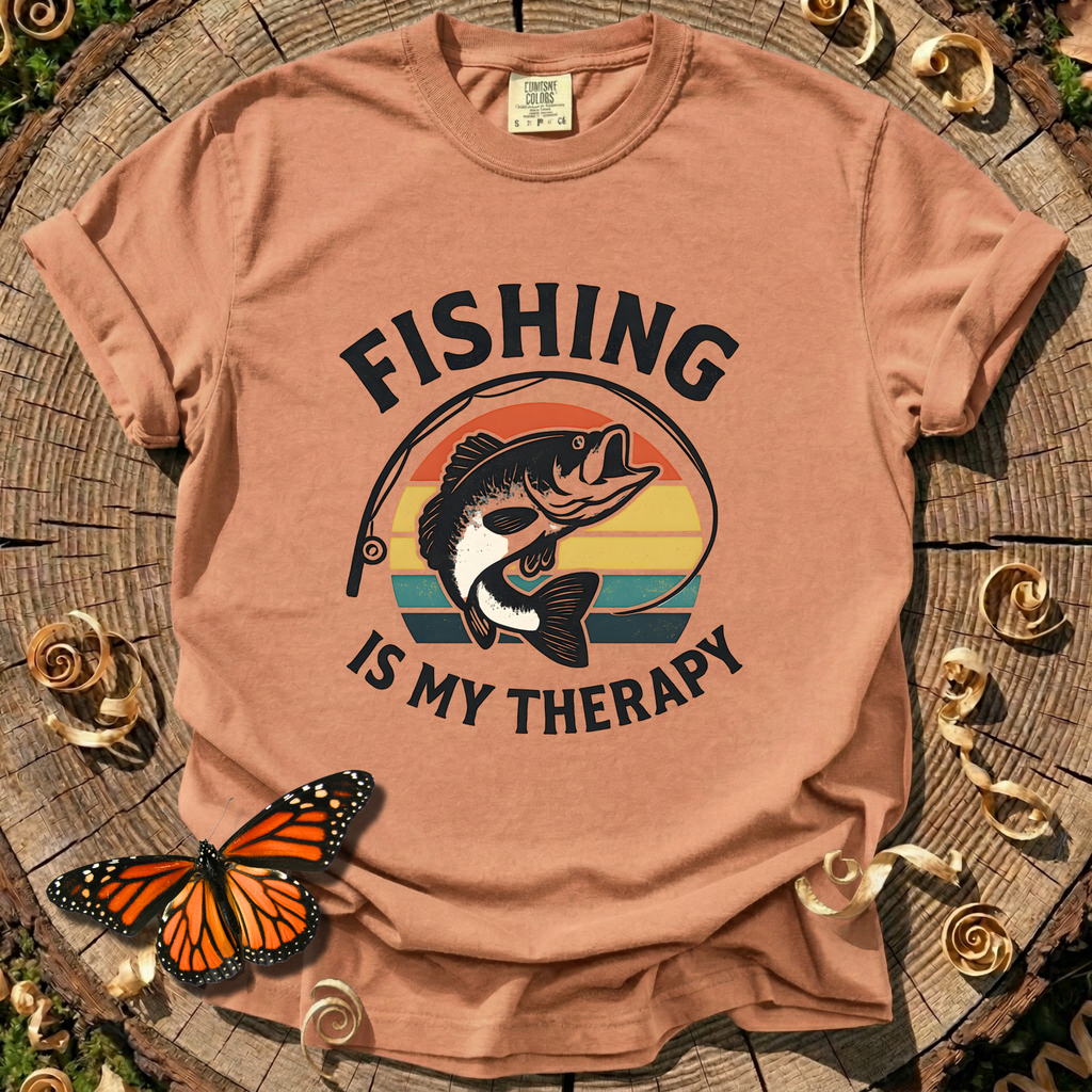 Fishing Is My Therapy Tee