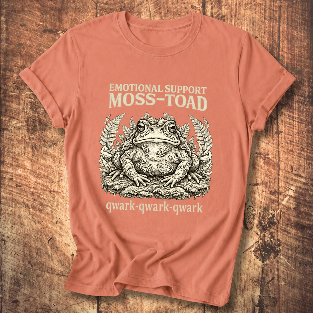 Emotional Support Moss-Toad T-Shirt