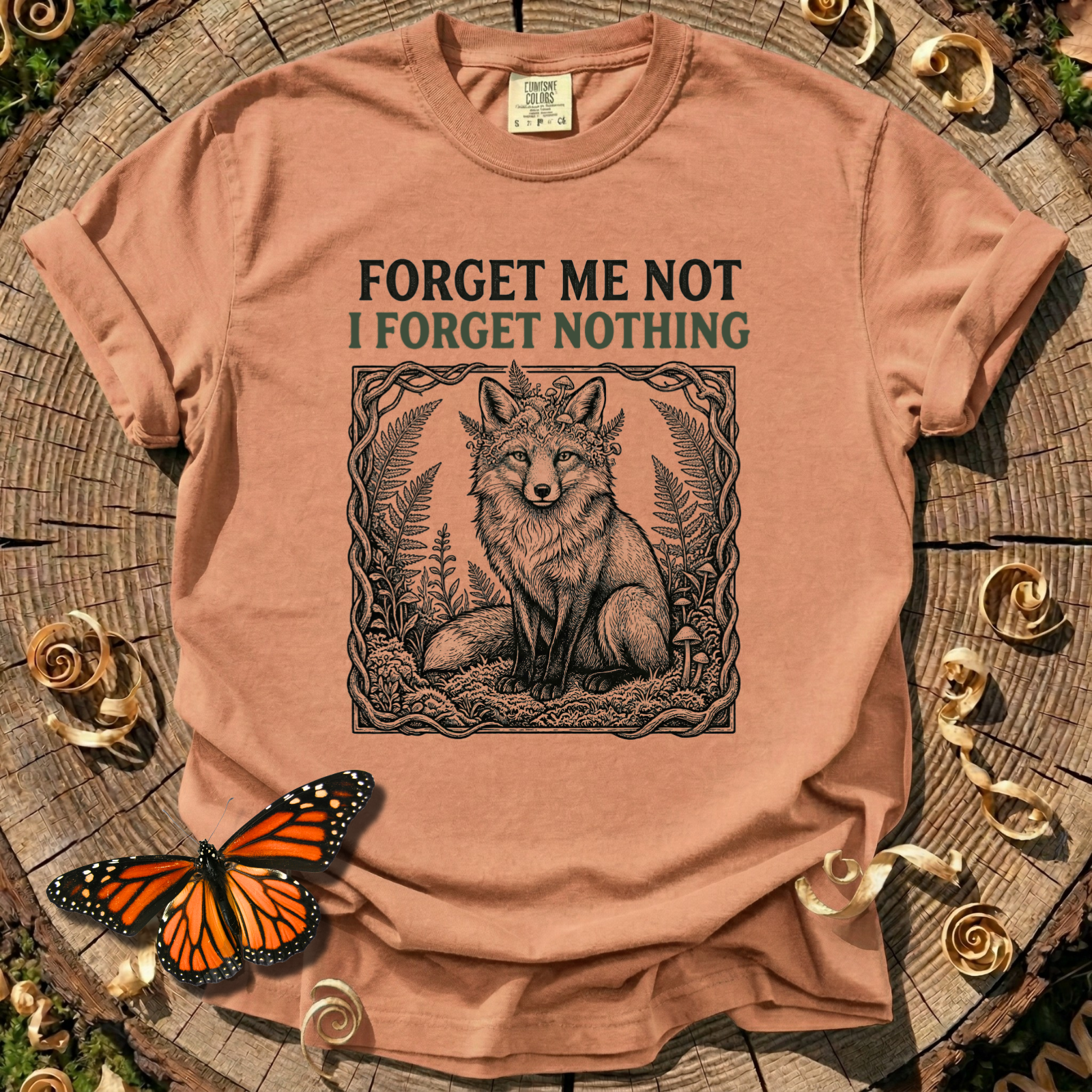 Forget Me Not Fox Tee