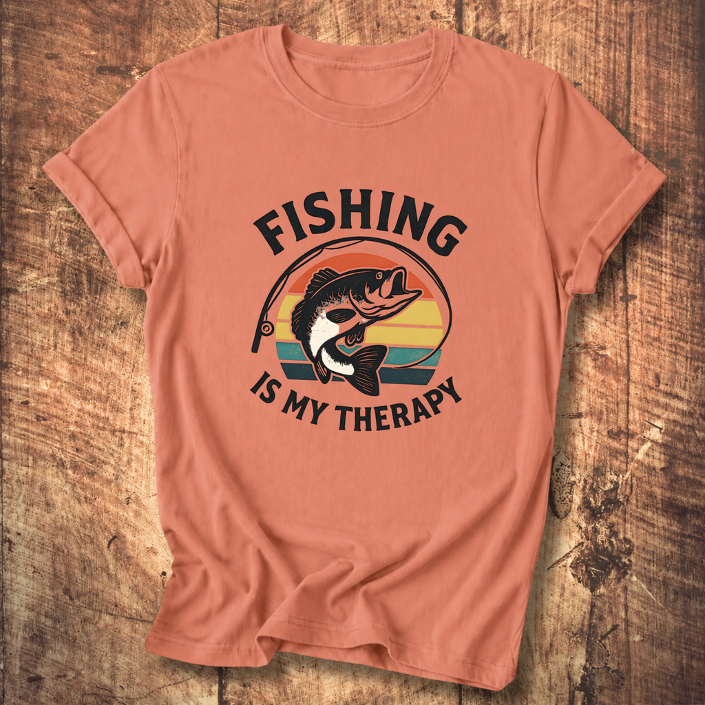 Fishing Is My Therapy Tee