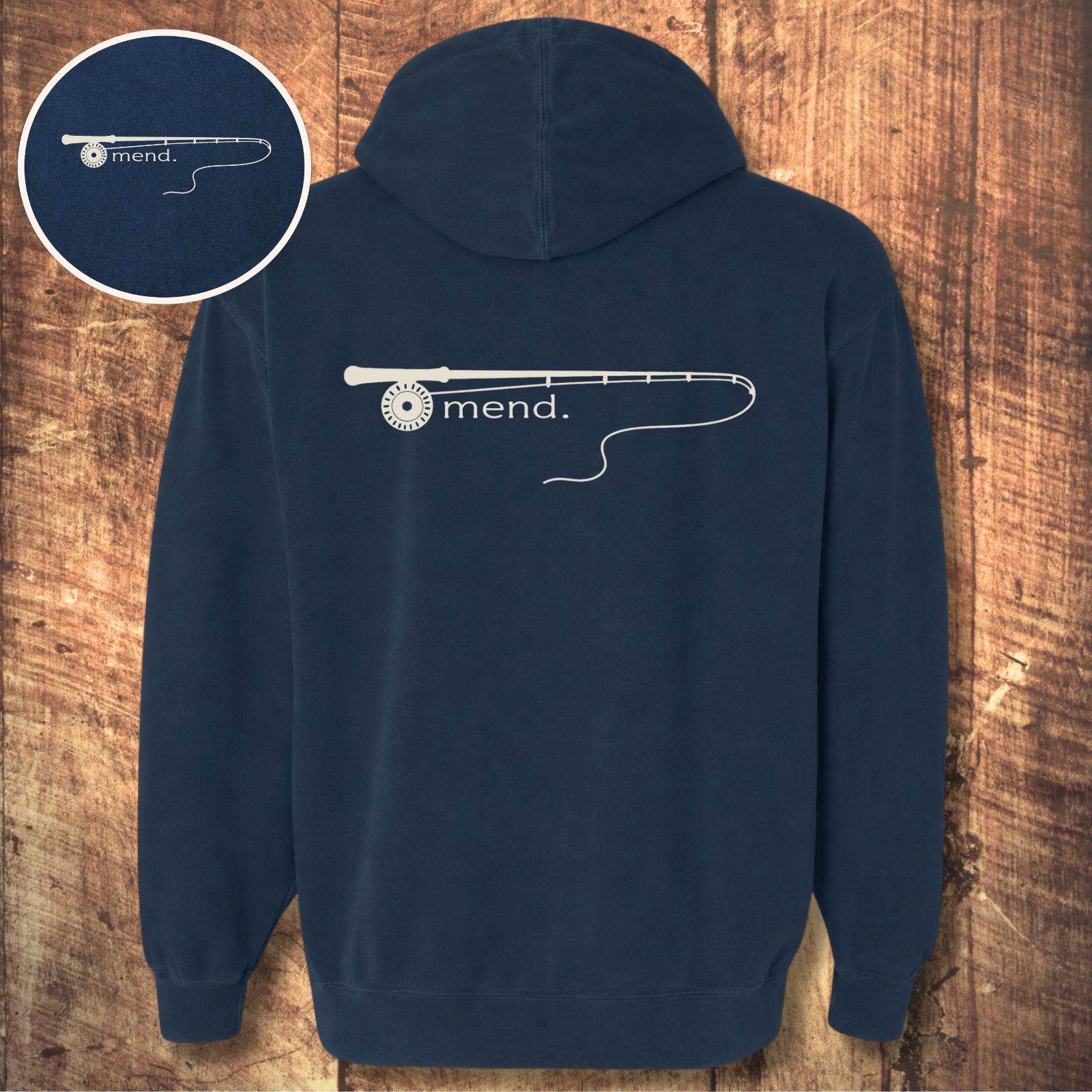 Mend. Heavyweight Fly Fishing Hoodie