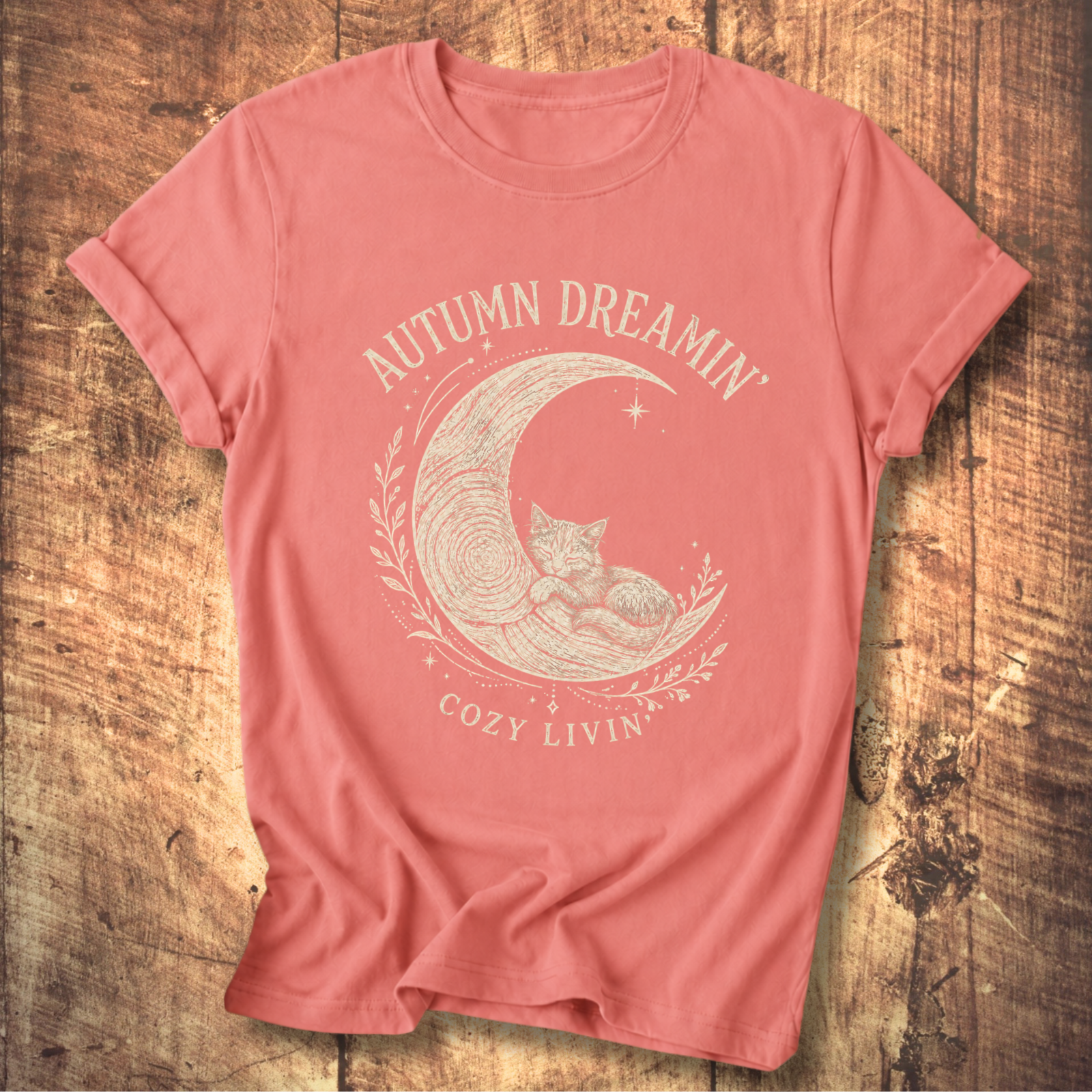 Autumn Dreamin' Kitten T-shirt