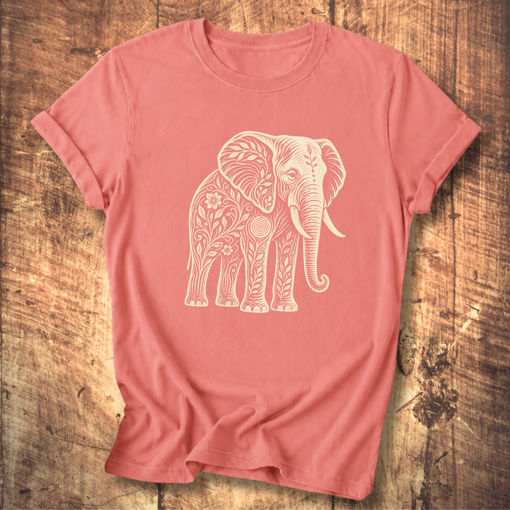 Elephant Flowers Tee