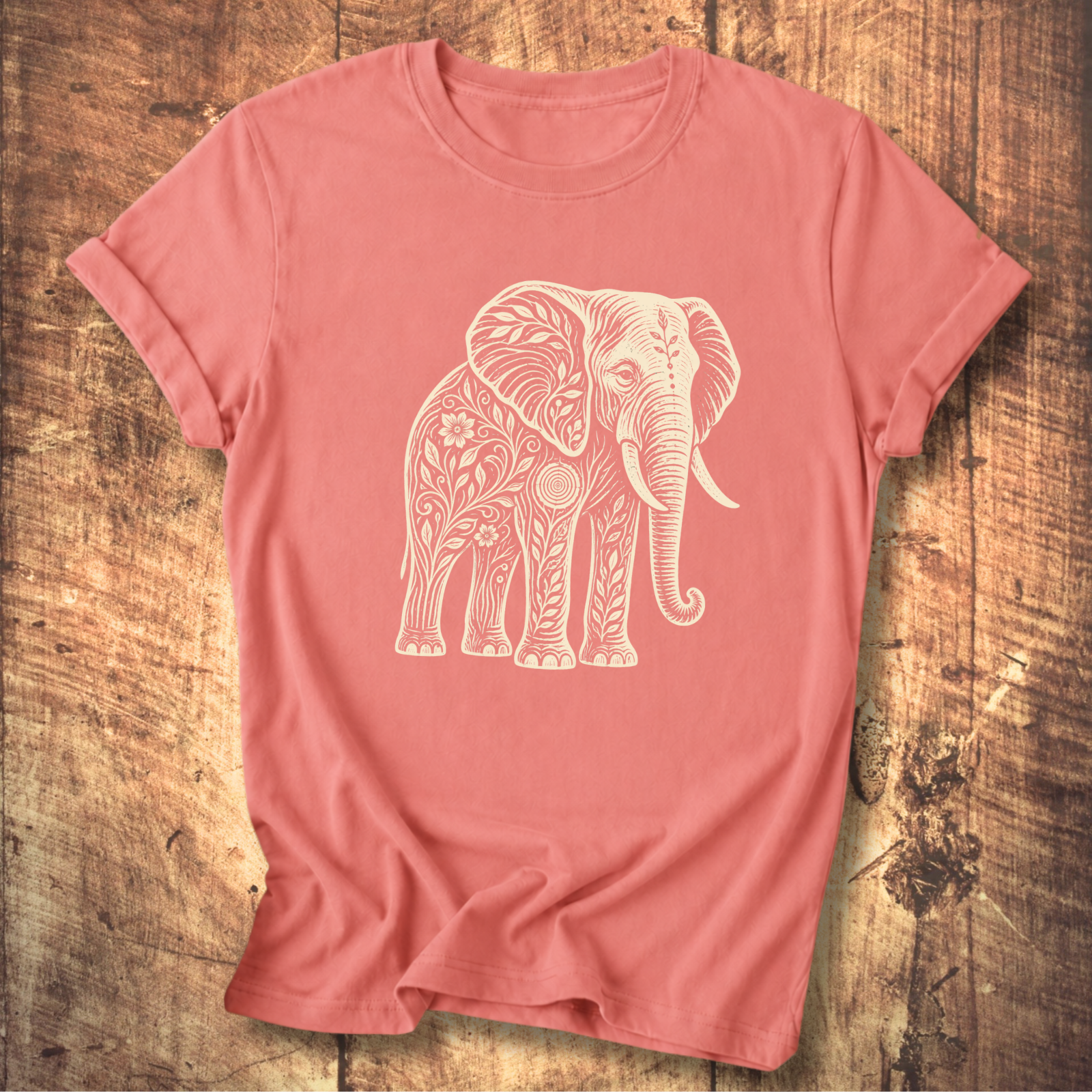 Elephant Flowers Tee