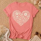 Heart Of Flowers T-shirt