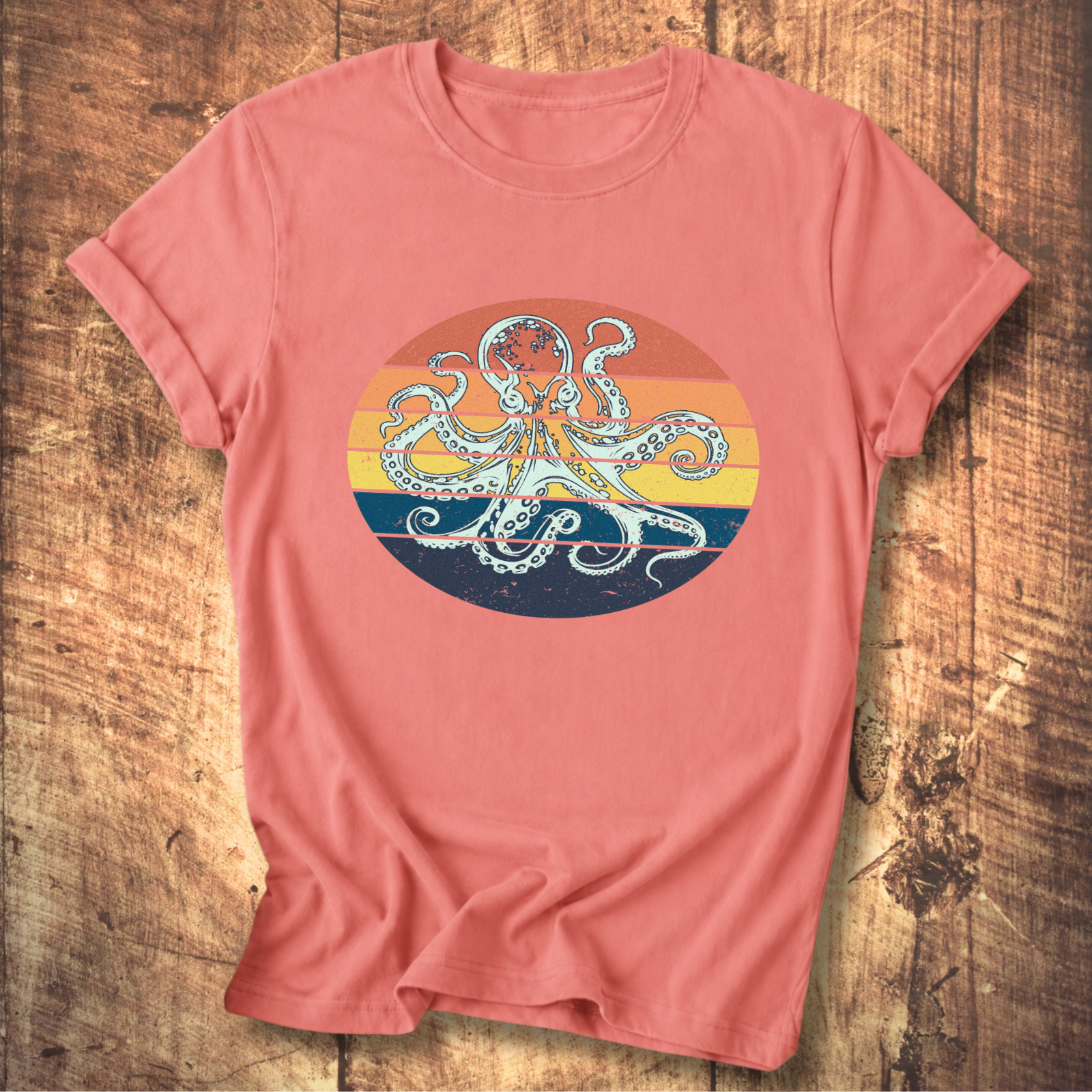 Octopus Sunset Tee