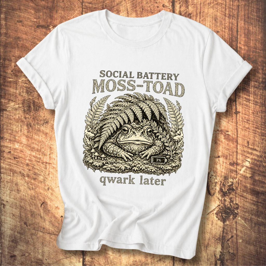 Social Battery Moss Toad Tee