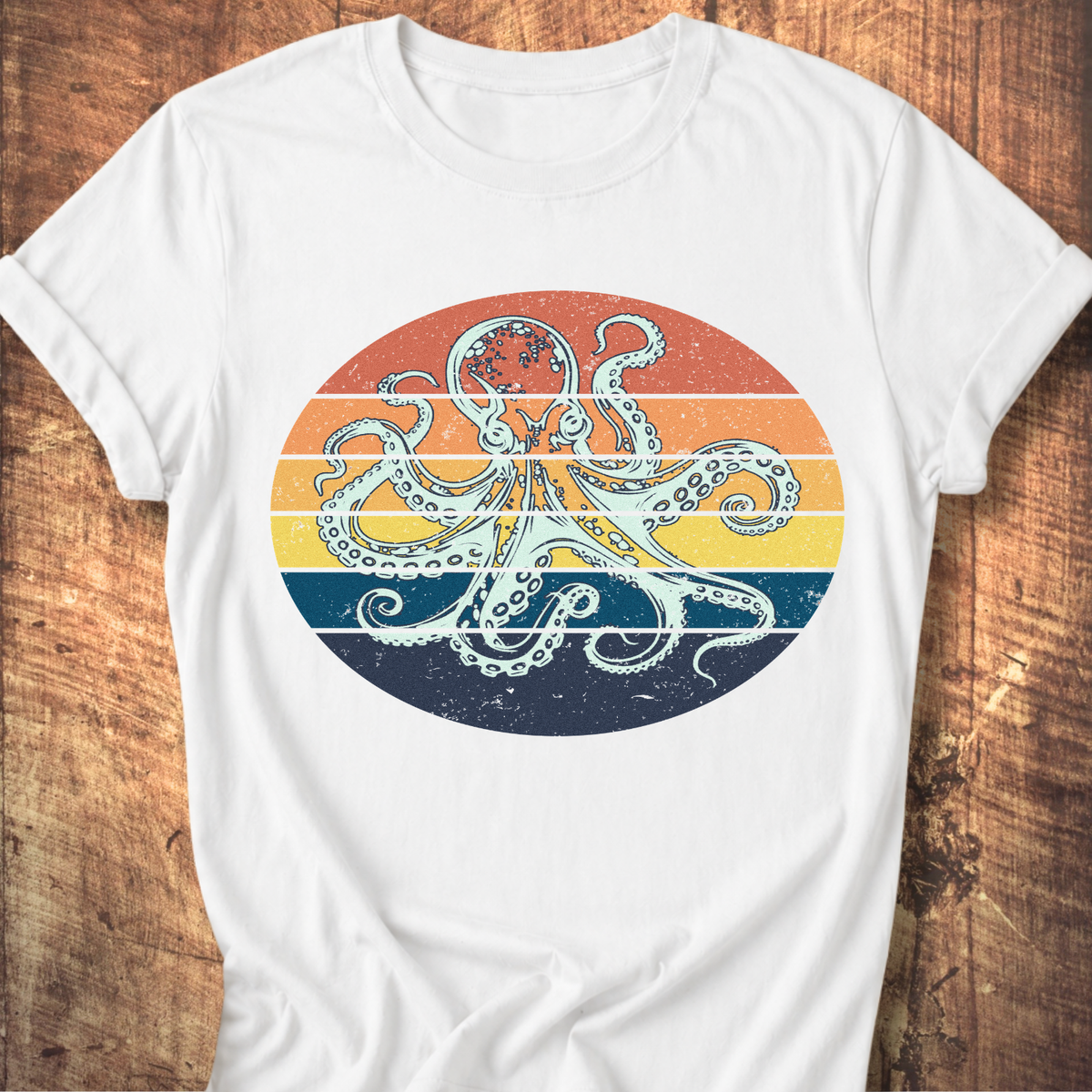 Octopus Sunset T-shirt