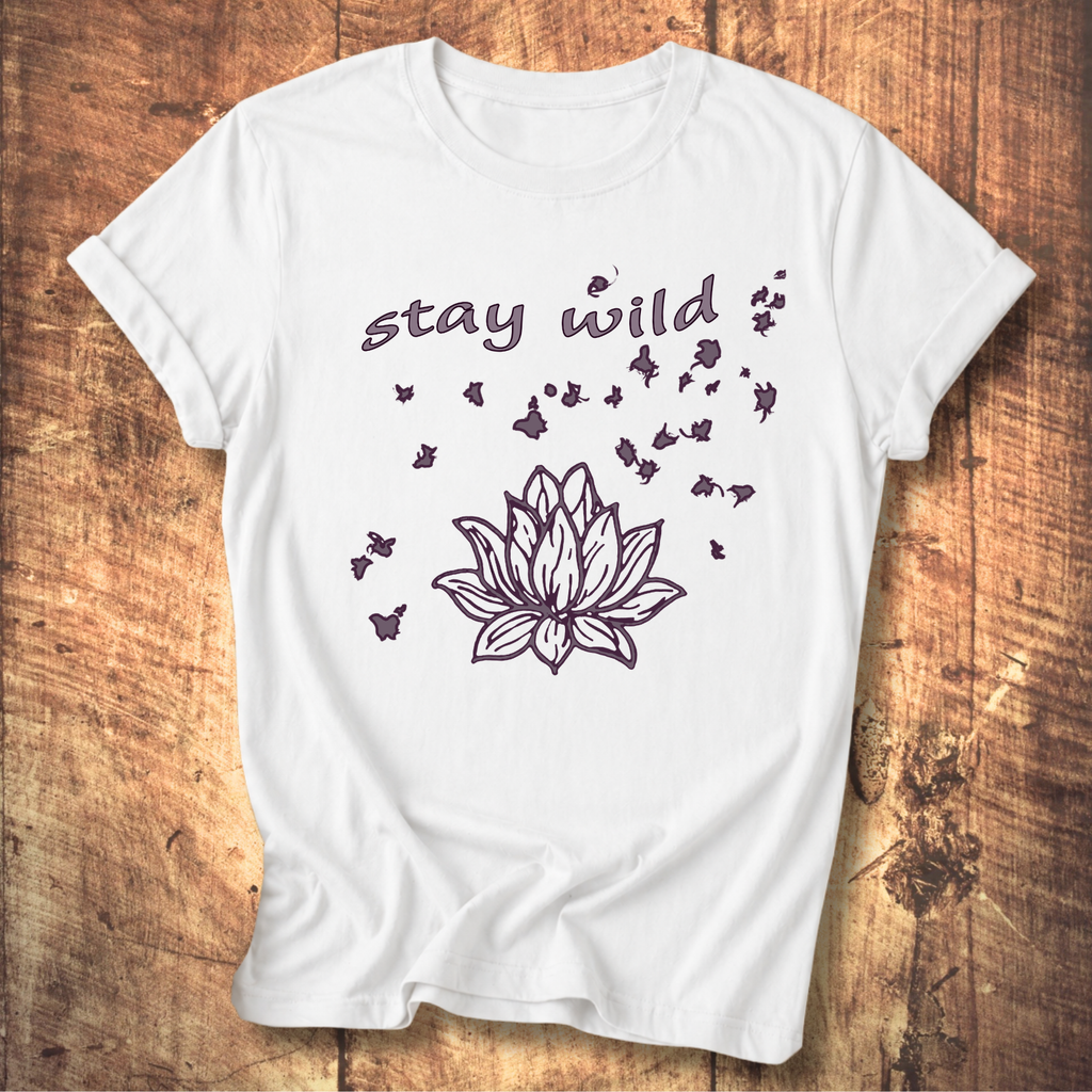 Stay Wild Lotus Tee