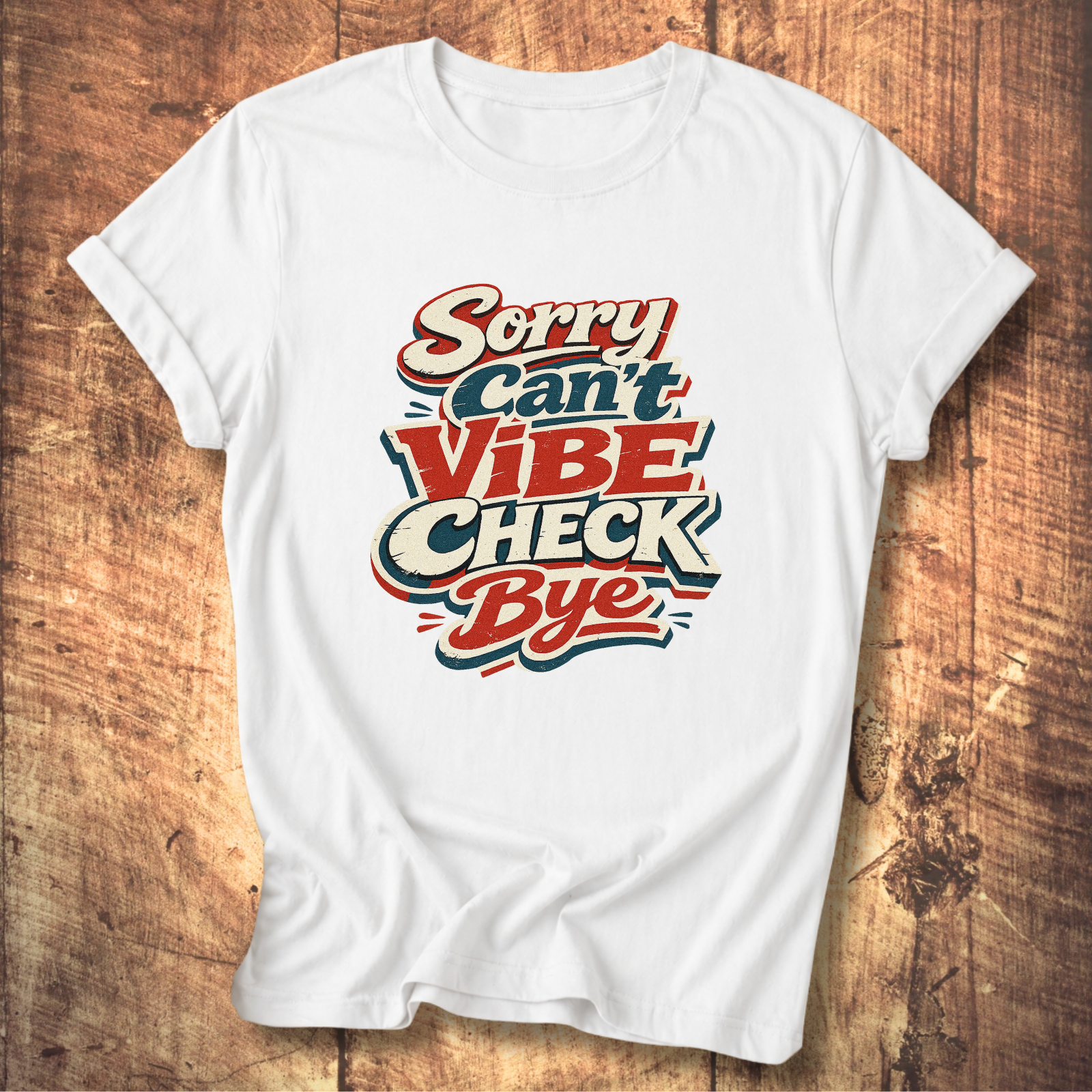Sorry Can’t Vibe Check Bye T-Shirt