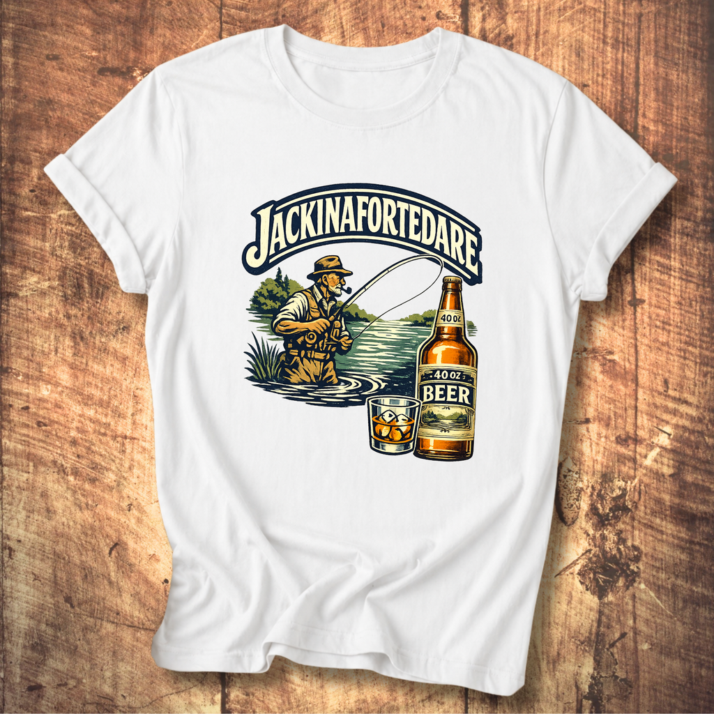 "Jackinafortedare" Vintage Outdoors Tee