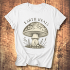 Earth Heals Mushroom Tee