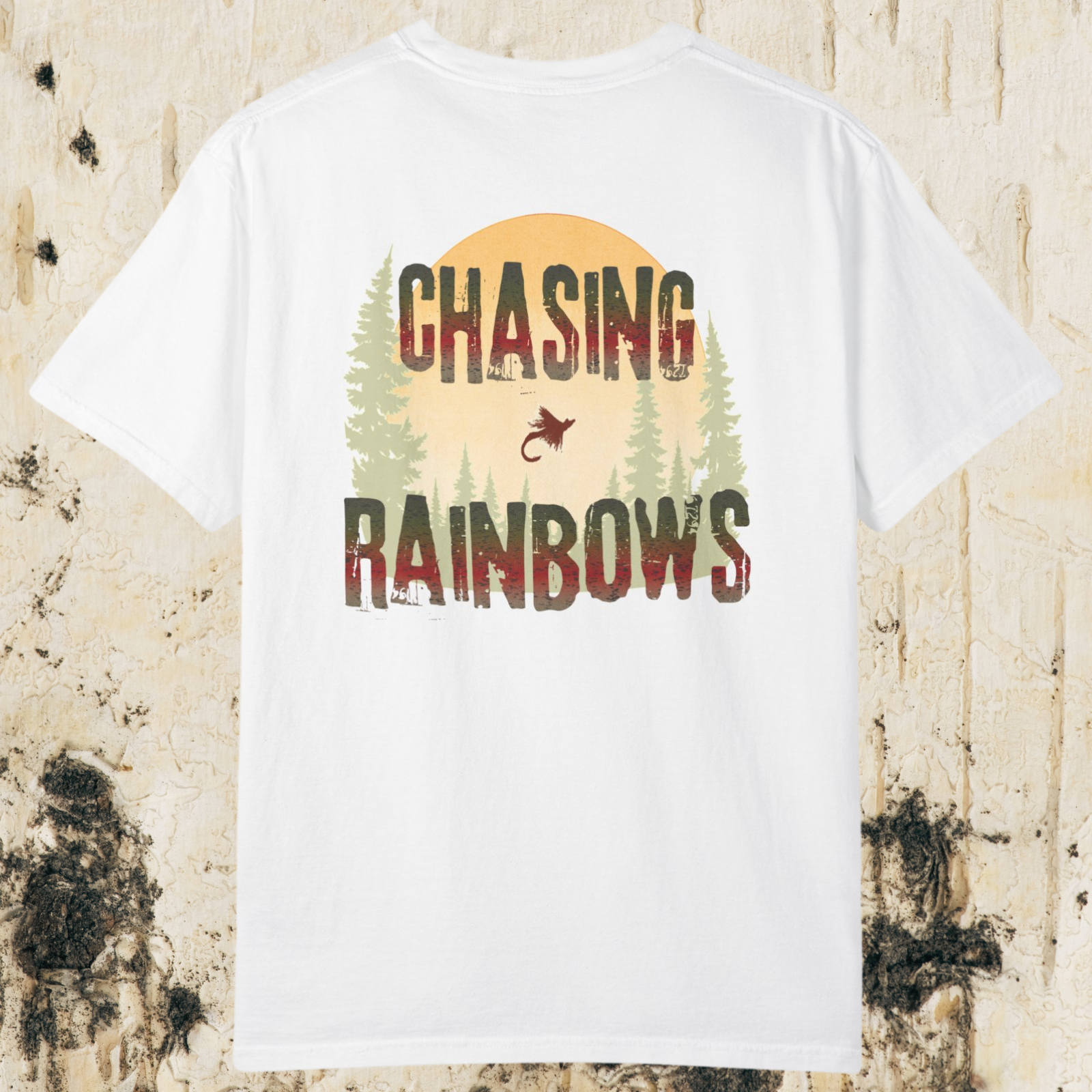 Chasing Rainbows Fly Fishing T-Shirt