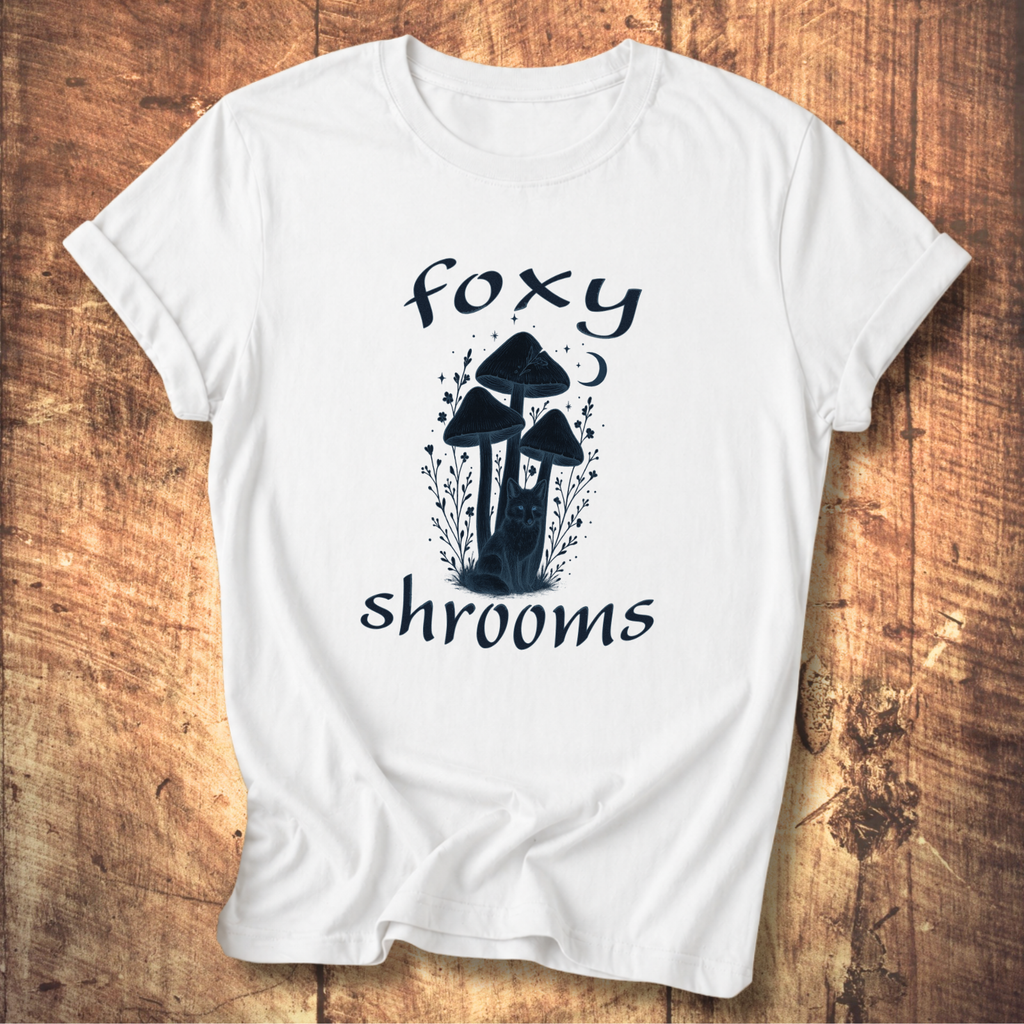 Foxy Shrooms Vintage Tattoo T-Shirt