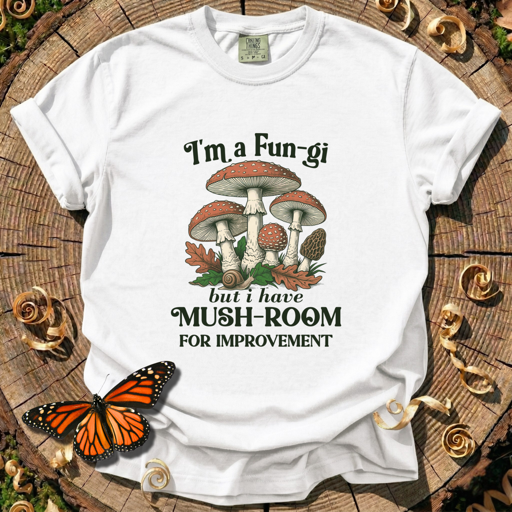 I'm a Fun-gi Vintage Mushroom Tee