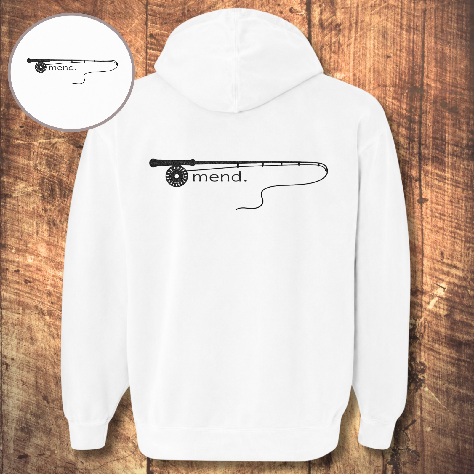 Mend. Heavyweight Fly Fishing Hoodie