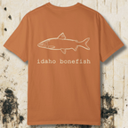 Idaho Bonefish Back Print T-Shirt — Vintage Fishing Graphic Tee