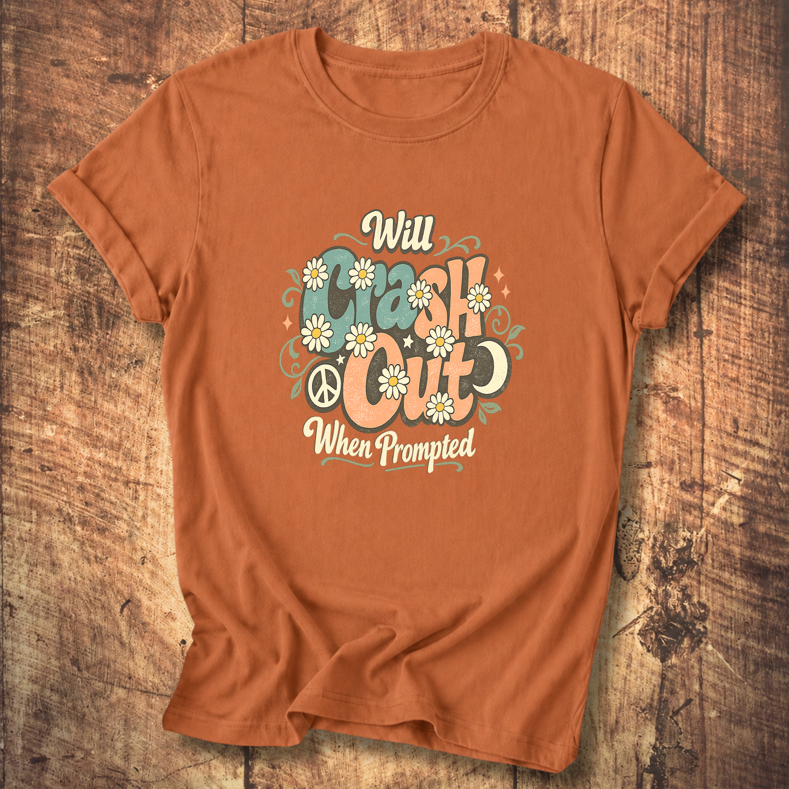 Will Crash Out When Prompted T-Shirt