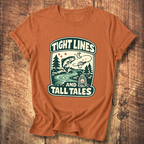 Tight Lines and Tall Tales Fishing T-Shirt